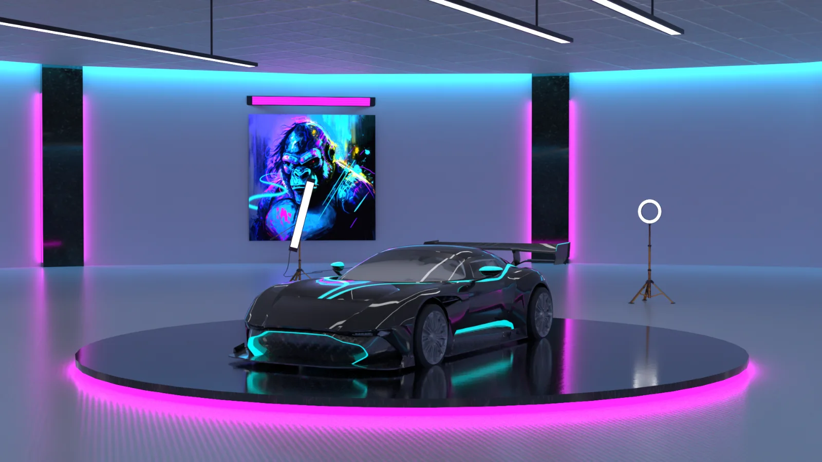 Aston Martin shop environment